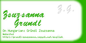 zsuzsanna grundl business card
