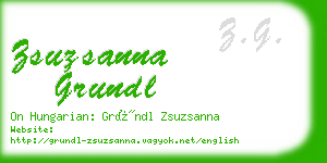 zsuzsanna grundl business card